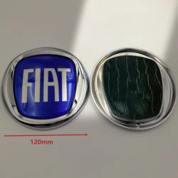 12cm FIAT Car Hood Emblem Accessory (1ps 12cm blue FIAT)
