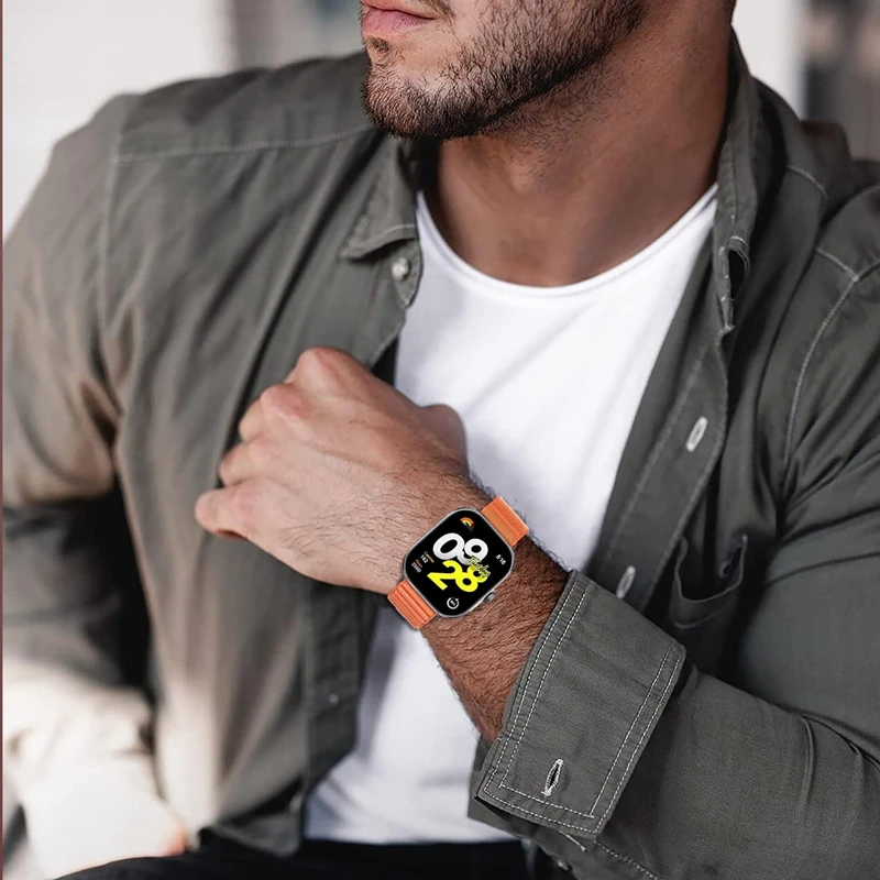 Breathable Nylon Loop Watch Strap - Simple Style