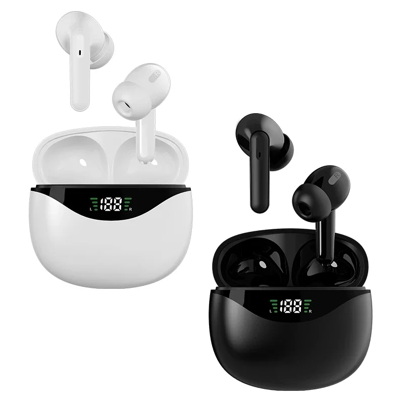 

Original TWS Fone Bluetooth Headphones Wireless Earphones for IOS Android LED Display Earbuds by Mic Wireless Bluetooth Headset