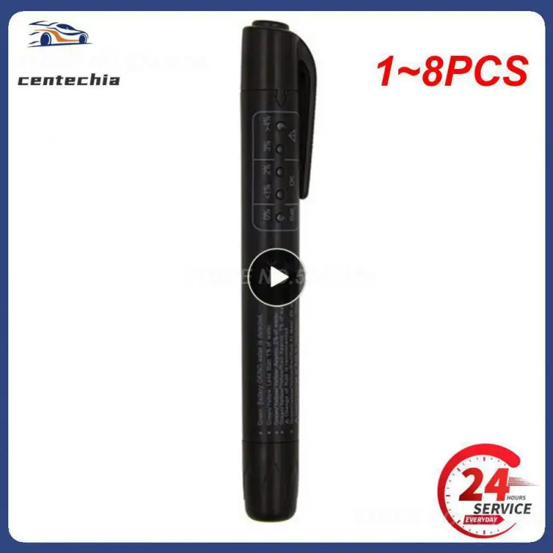 

1~8PCS Automotive Brake Fuid Brake Oil Testing Pen Vehicle Brake Fluid Tester Oil Quality Test With Liquid LED Display Testing