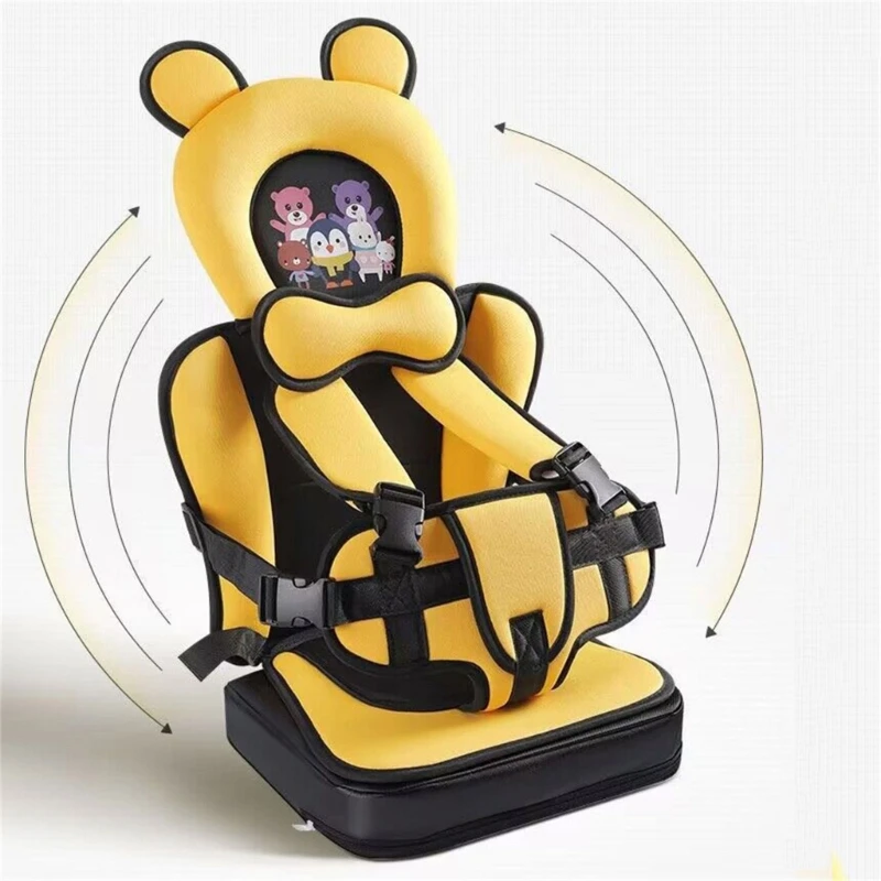 Travel Friendly Baby Seats Cushions with Secure Belt for Car Strollers Chairs