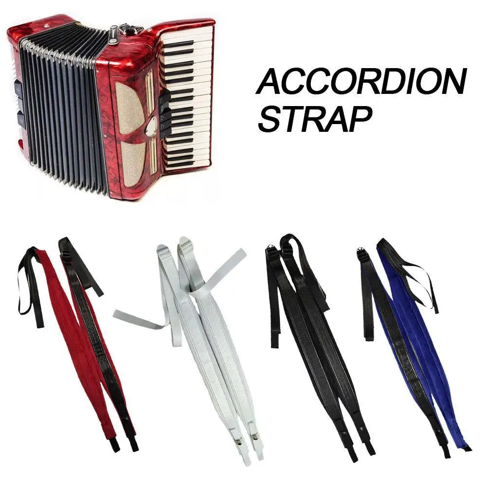 Adjustable One Pair Nylon Accordion Strap Synthetic Leather Accordion