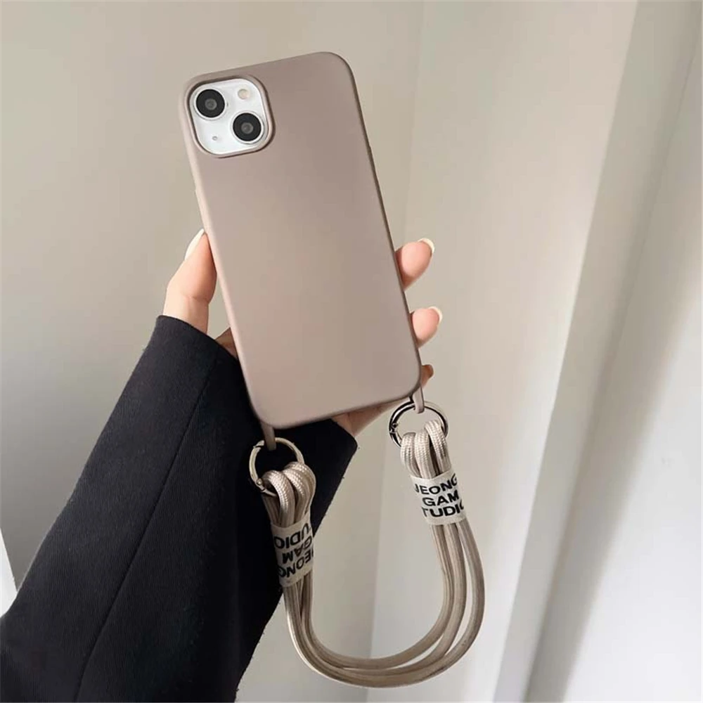 รูปสินค้า เคสสายคล้องคอ ซิลิโคน สำหรับ iPhone