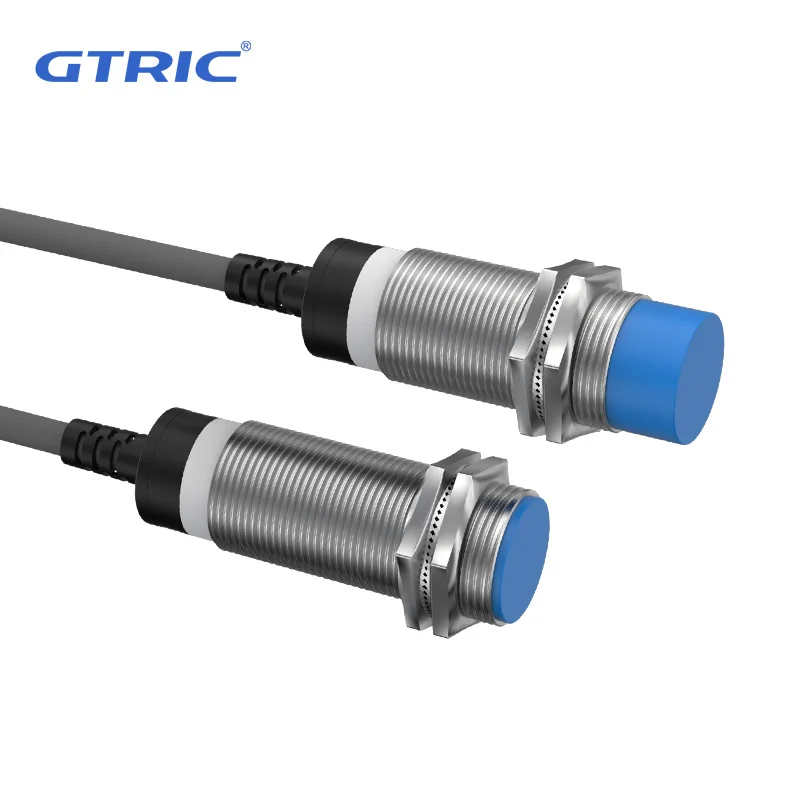 Proximity Switch Sensor GTRIC M18 Series Industrial Non-contact Distance 5mm 8mm NPN PNP 12-24V Non-Flush Flush
