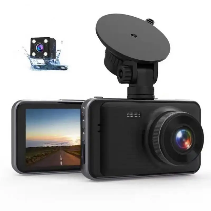 

1080P Dash Cam Car Video Recorder 3.0 Inch Support Rear Cam GPS Car Camera Car DVR 24H Parking Auto Recorder