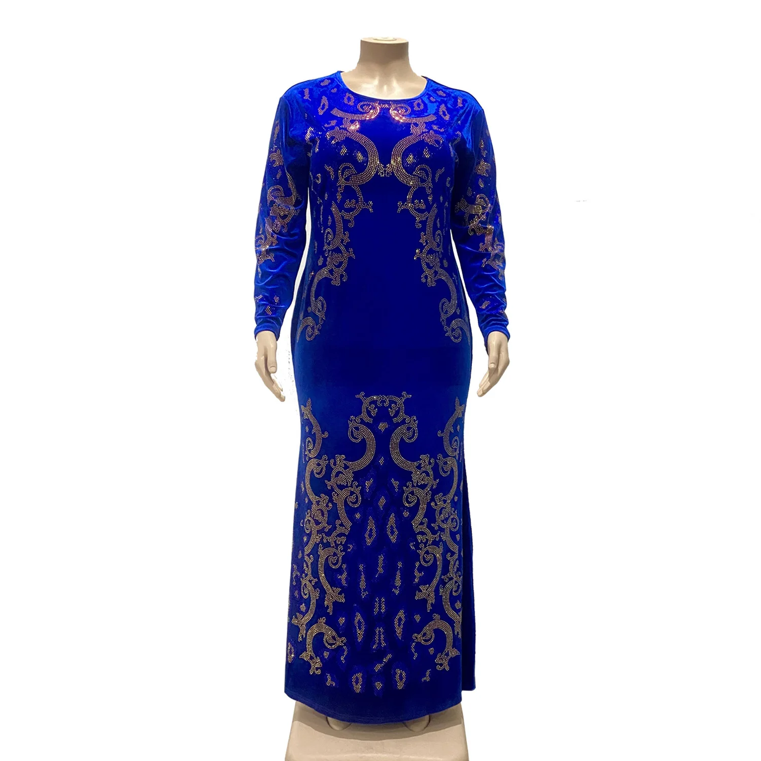 Lace Long Sleeve Maxi Dress Amazon Velvet African Dresses For