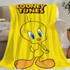 Cute Bird T-Tweety Blanket Comfortable skin friendly soft sofa living room bed bedroom blanket suitable for travel and gifts 1