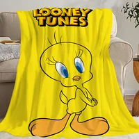 Cute Bird T-Tweety Blanket Comfortable skin friendly soft sofa living room bed bedroom blanket suitable for travel and gifts 1