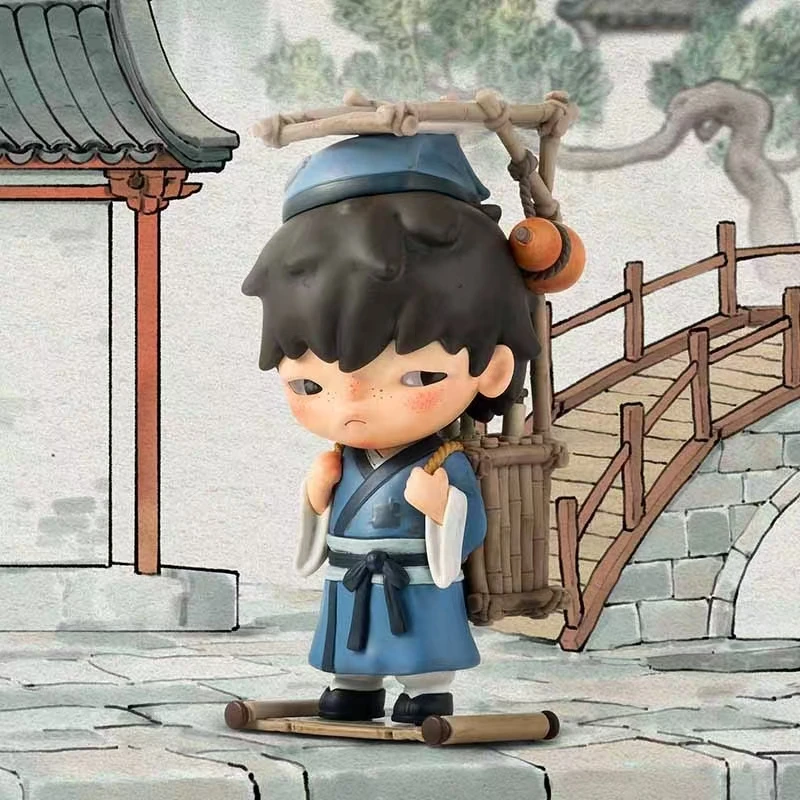 thumbnail image 1 of Figura de acción de caja misteriosa de la serie Wu Shuang Town del 14.º aniversario Figura de acción de caja misteriosa de Dimoo Skullpanda Lindo juguete, 1 of 5