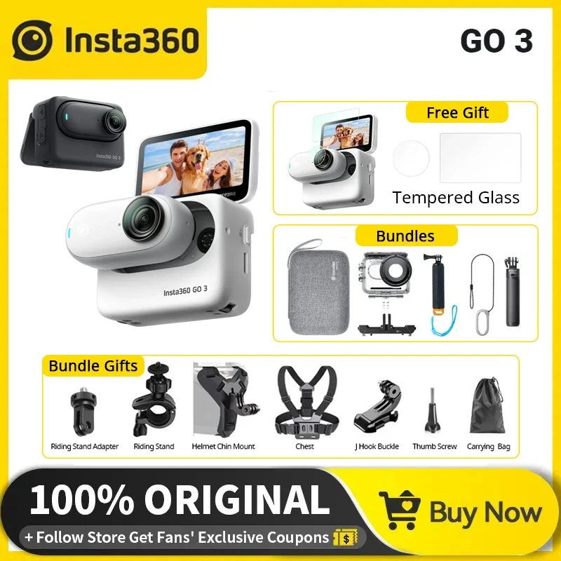 インスタ360go3 64GB バイク用フルセット‼️ インスタ360go3 64GB バイク用フルセット‼️