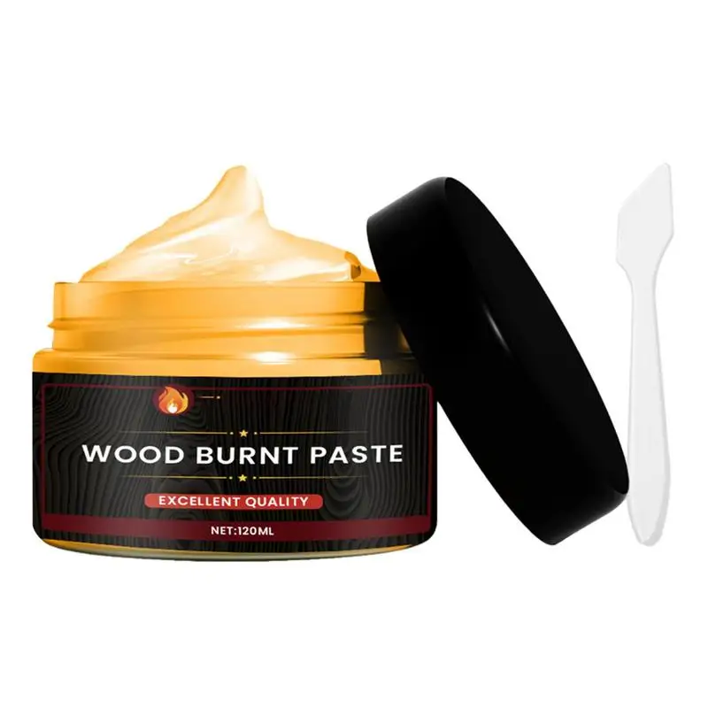 

Wood Burning Gel Easy To Apply Burn Paste For Wood Craft Combustion Gel Multifunctional DIY Pyrography Home Accessories