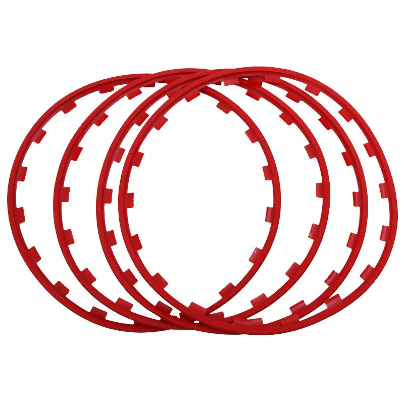 4 Color Car Wheel Guard Rim Protecting Trim Ring 16/17/18/19/20 Inch 4 Packs For Tesla Model 3 / Y
