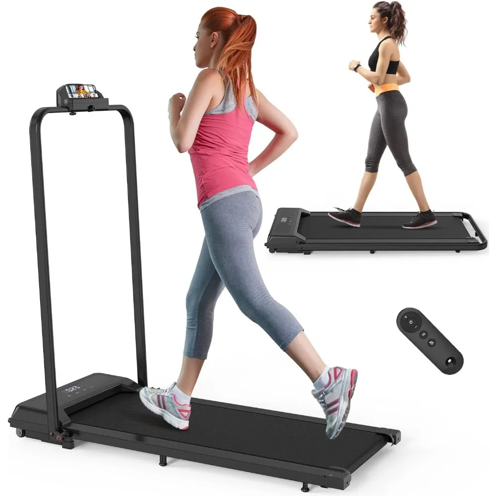 Walking Pad Treadmill,Walking Pad with Handle Bar,Treadmills for Home Walking Treadmill 2 in 1 Folding Treadmill Portable