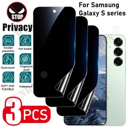 Anti - Spy Privacy Soft Hydrogel Screen Protector - 3 Pack - Privacy Hydrogel