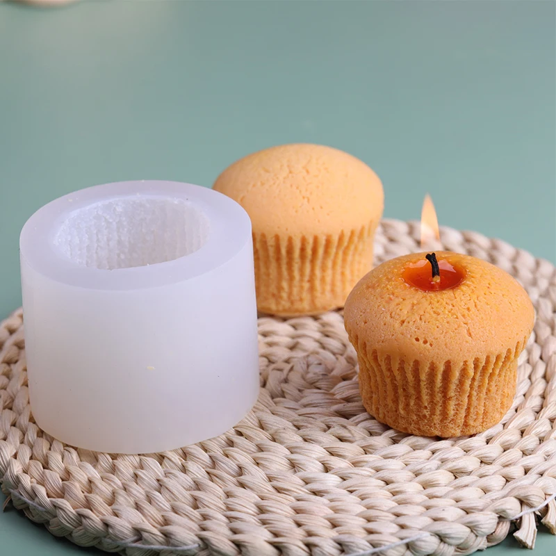 

New Small Cake Shaped Silicone Candle Mold Handmade DIY Mousse Chocolate Soap Resin Mould Cake Decorative Gift Craft Supplies