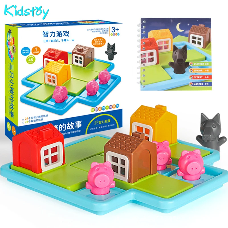 

Развивающая игрушка для мальчиков Kidstoy «Три маленькие свинки»