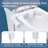 SHX Toilet Bidet Ultra-Slim Bidet Toilet Seat Attachment With Brass Inlet Adjustable Water Pressure Bathroom Hygienic Shower 5