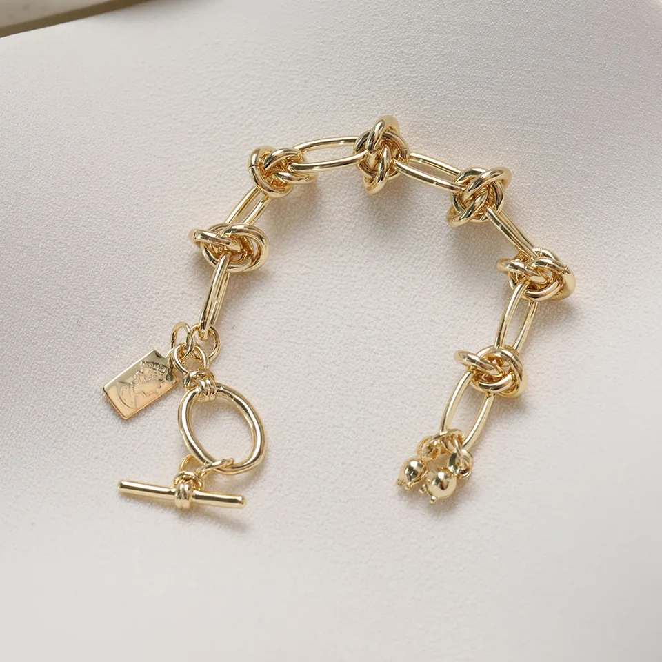 Set Di 3 Braccialetti Delicati Placcati Oro 14K Per Donna | Impilabili | Stile Semplice E Carino | Ottone Senza Pietre