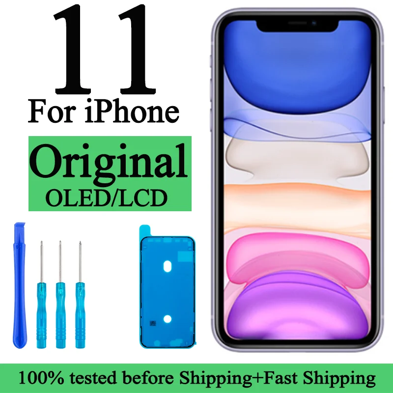 100OriginalNewLcdForiPhone11NewDisplayTouchWith3DTouch