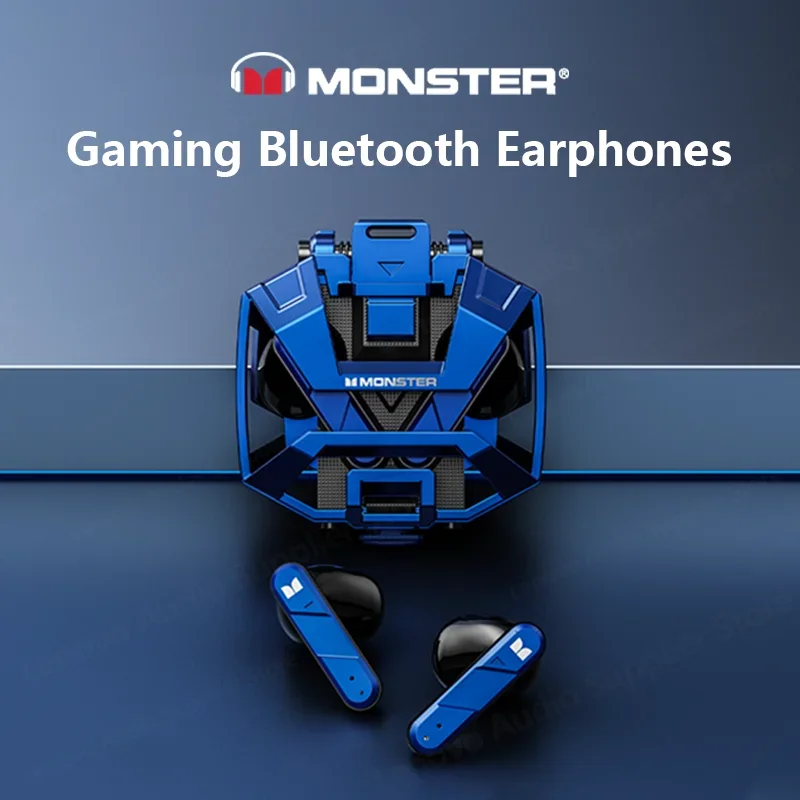 

Игровые наушники Monster XKT09, Bluetooth 5,2, TWS, беспроводные наушники, Спортивная гарнитура с шумоподавлением
