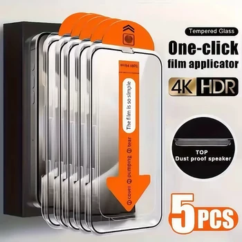 1-5 Pezzi Pellicola Protettiva Antipolvere per Samsung A56 5G A55 A54 A17 A07 A37 A57 A36 A35 A53 A16 A26 S25 S24 S26 Ultra S23 HD Glass