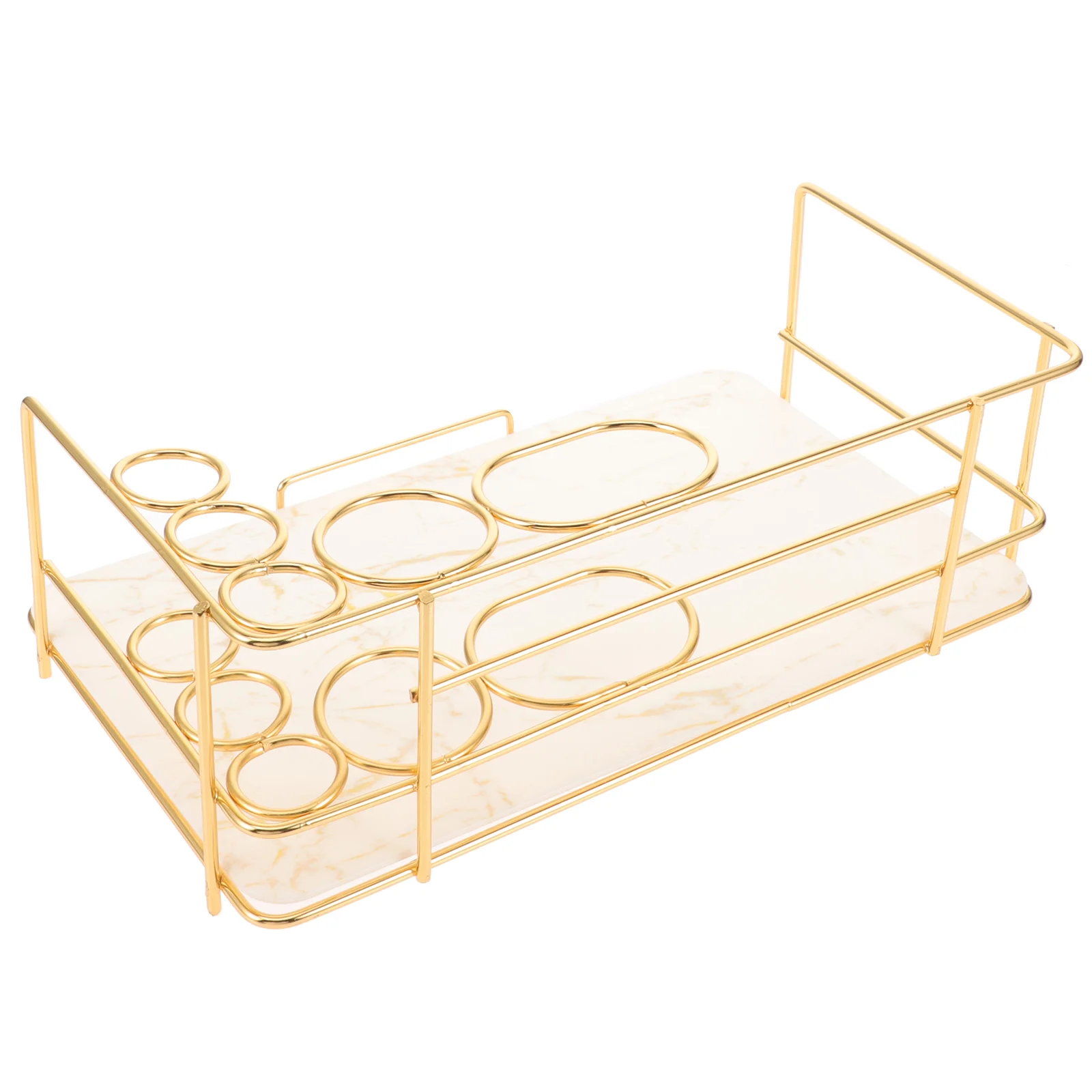 

Bathroom Counter Organizer Toothbrush Holder Toiletries Storage Tray Desktop Storage Tray