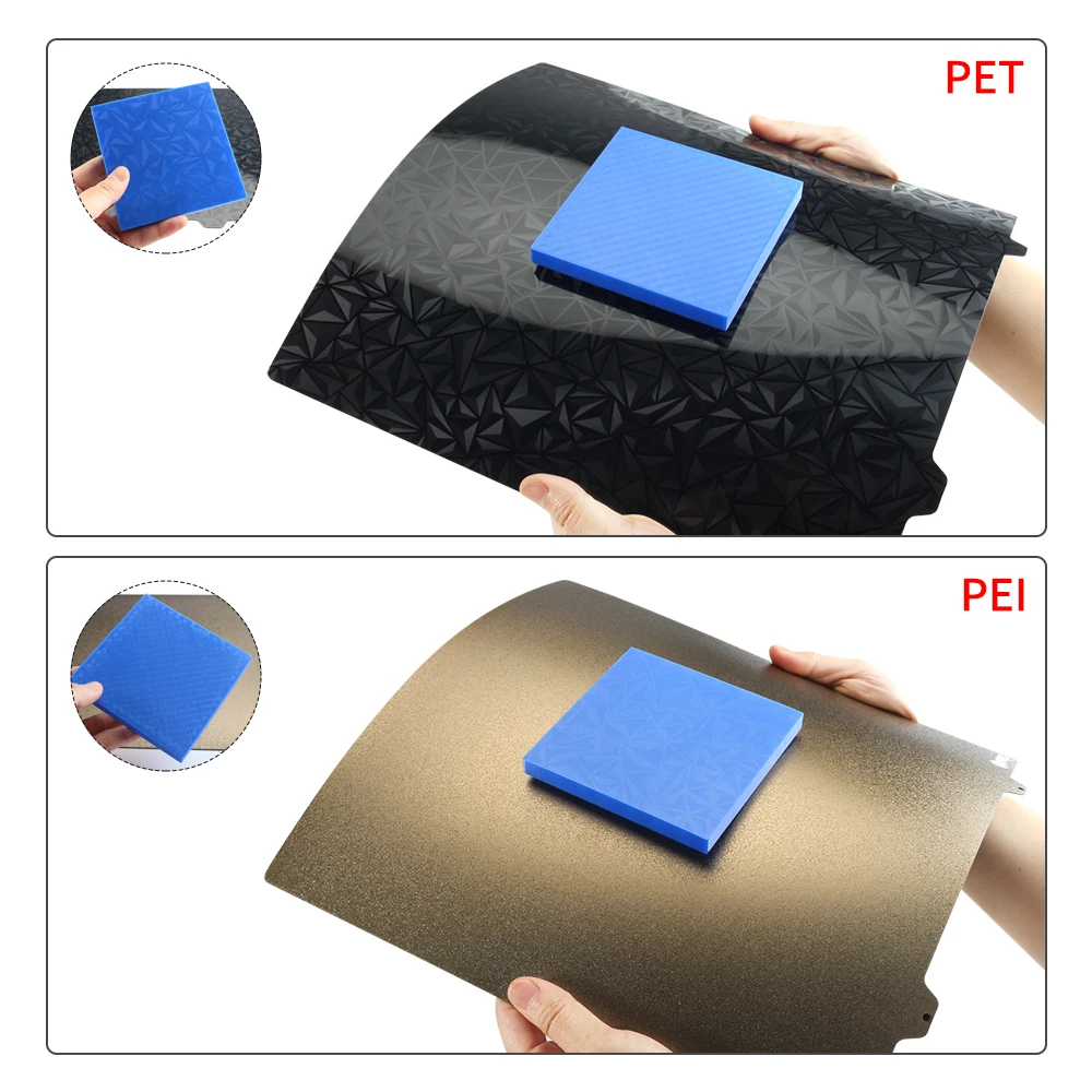 Fysetc-janus Plate Double Side Build Plate Pet Liso e Textura Folha de Aço Pei para Voron 2.4 Ender Plus Prusa Mk4 - Imagem 2