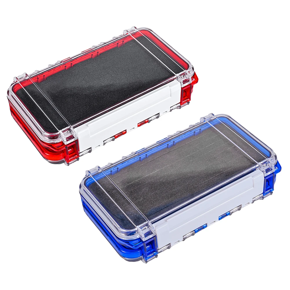 

Lure Case Waterproof Fishing Tackle Accessory Box Hooks Bait Storage Trays Organizer With Adjustable Dividers