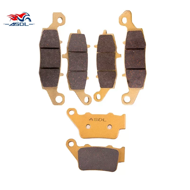 S SYUU Motorcycle Brake Pads Set - Semi-Metallic, Front & Rear For Kawasaki Z650, Versys 650, Z750 (2017-2024)