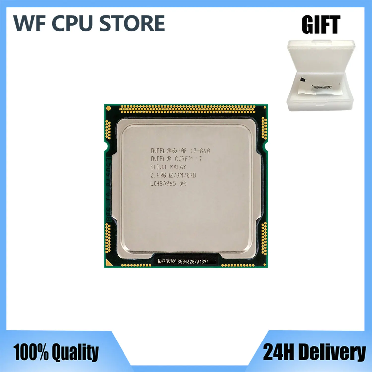 Processore Cpu Intel Core I7-860 I7 860 2.8 Ghz Quad-Core A Otto Thread 8M 95W Lga 1156 Contatta Per Vendere I7 870