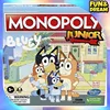 Bluey Little Blue Dog Bluey Kids Junior Edition Monopoly Real Estate Tycoon Toy Board Game Monopoly Board Game Toys Fun Games 1