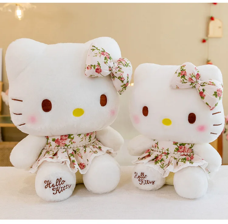 Hello Kitty Plush Toy Kawaii Plushie Stuffed Plush Animals Doll Pillow Gift Girl