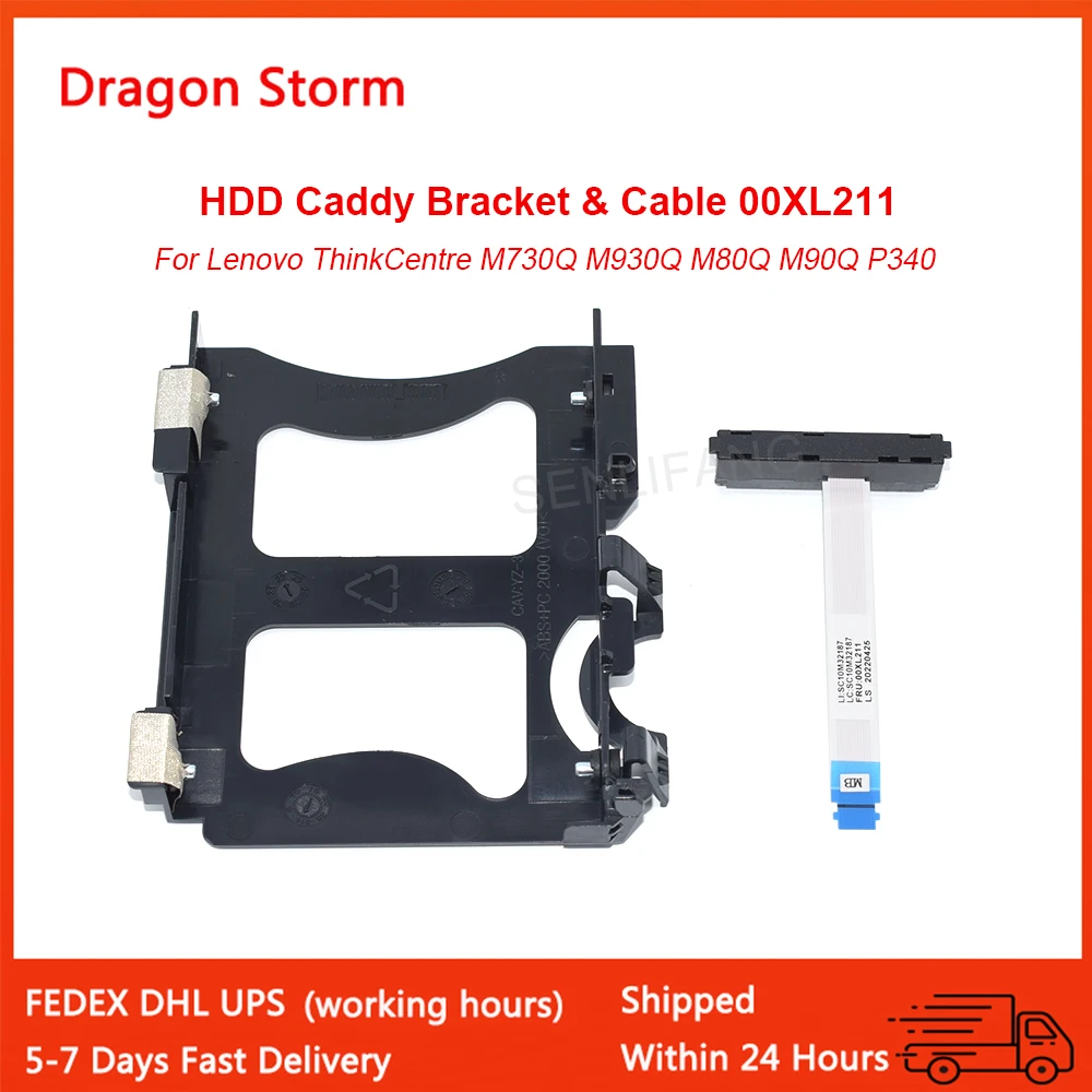 Nuovo 0 Xl211 00 Xl211 Sata Hdd Caddy Staffa Cavo Per Lenovo Thinkcentre M730Q M930Q M80Q M90Q P340 P35