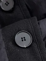Nlzgmsj Autumn Winter Women's Solid Single-breasted O-Neck Jacket Fashion  Long Sleeve Coat  Street Casual  Short  Jacket - Image 6