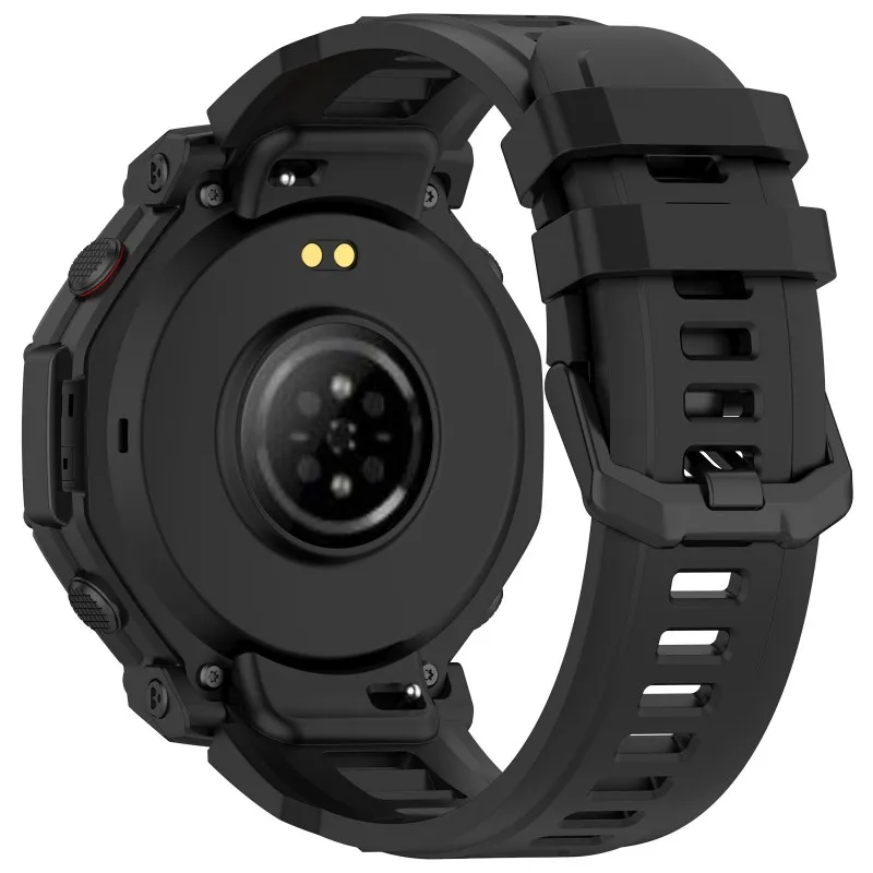 Amazfit T-REX3 Pro용 부드러운 실리콘 스트랩+케이스 Amazfit T Rex 3 Pro 48mm 스마트 워치 액세서리용 범퍼 보호 쉘 스트랩