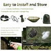 Camping Hammock with Mosquito Net&Rainfly Tent Tarp & Tree Straps,Portable Nylon Hammock Tent for Camping Hiking Backyard Travel 3