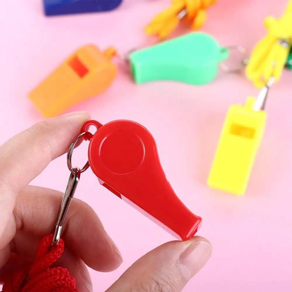 Professional Cheer Whistle Sports Football Basketball Referee Training Whistle Outdoor Survival With Lanyard Cheerleading Tool sport whistle soccer whistle