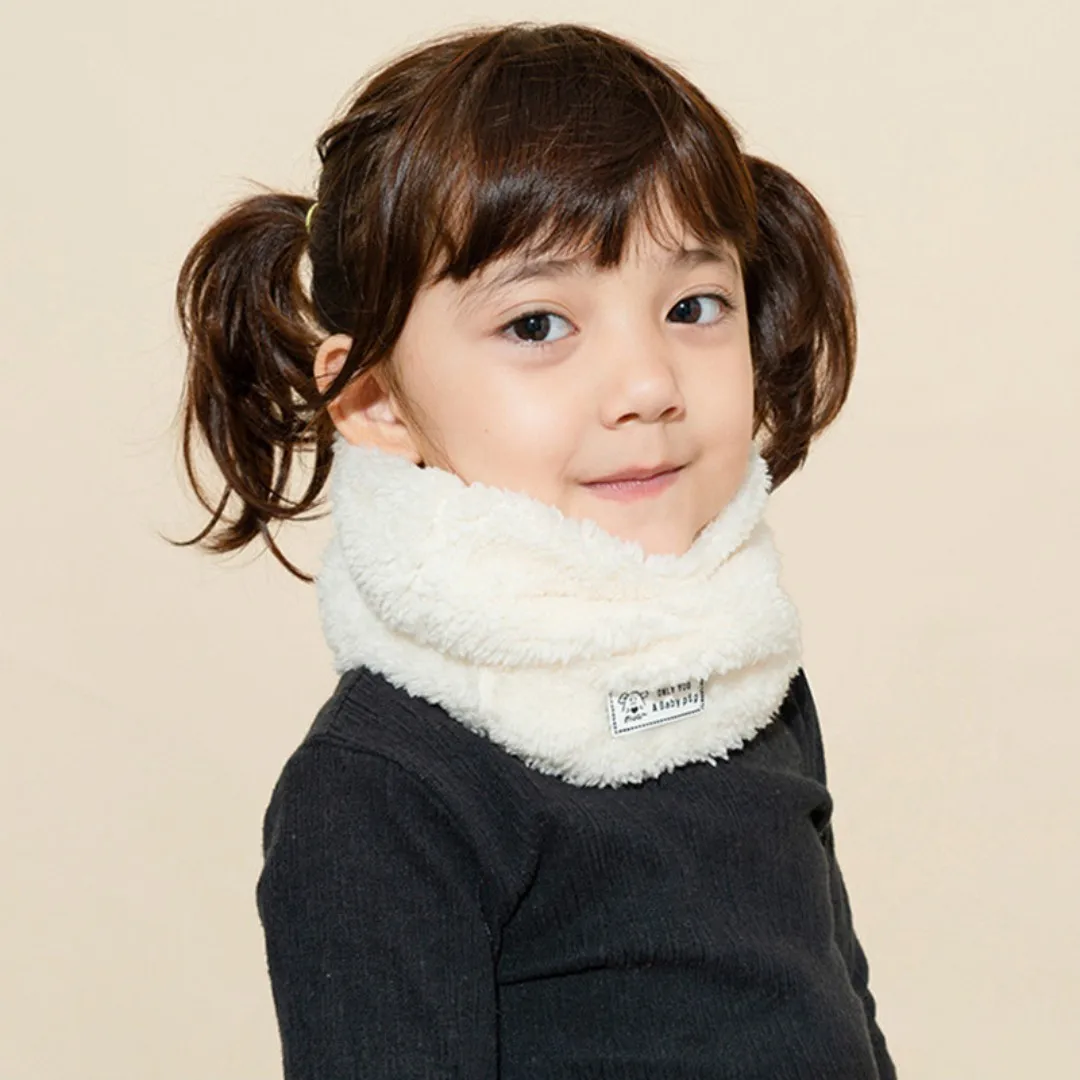 Velvet Girls Neck Scarf Toddler Winter Scarf Thick Warm Boys Baby Plush Collar Children Ring Baby Winter Accessories