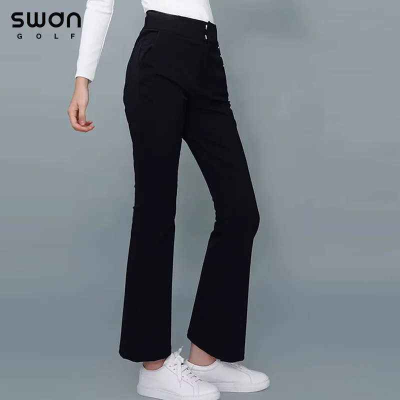 SG Golf Pants Women Autumn Winter Thick High Waist Trousers Korean Sports Slim Warm Long Pants Ladies Golf Clothing