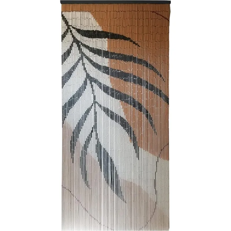 Cortina Para Puerta De Exterior De Tiras De Bambú 90x200 Cm con Ofertas en  Carrefour