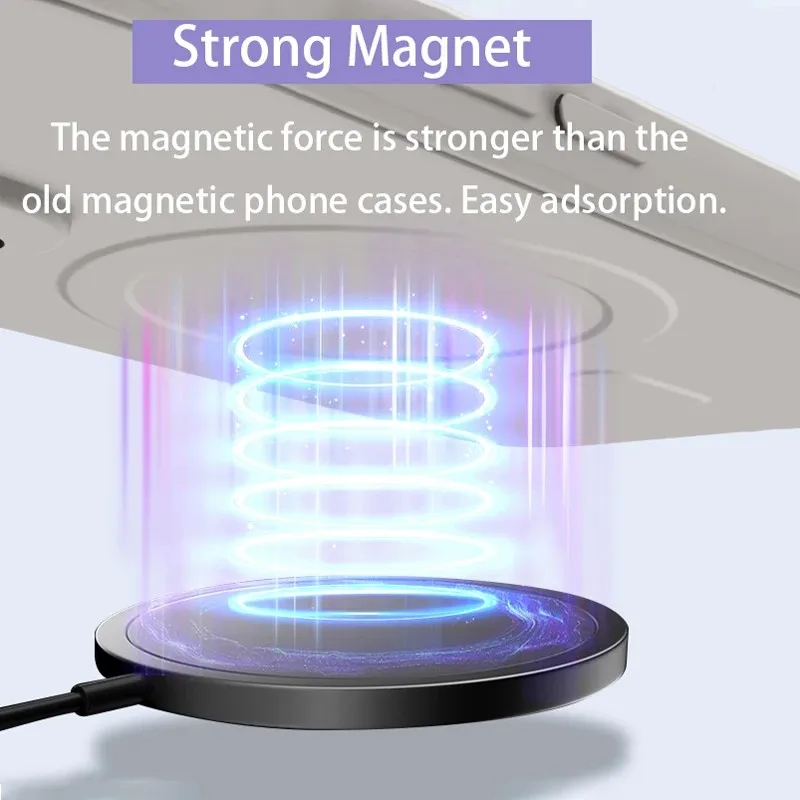 Magnetic Wireless Charging Liquid Silicone Phone Case with Magsafe Compatibility