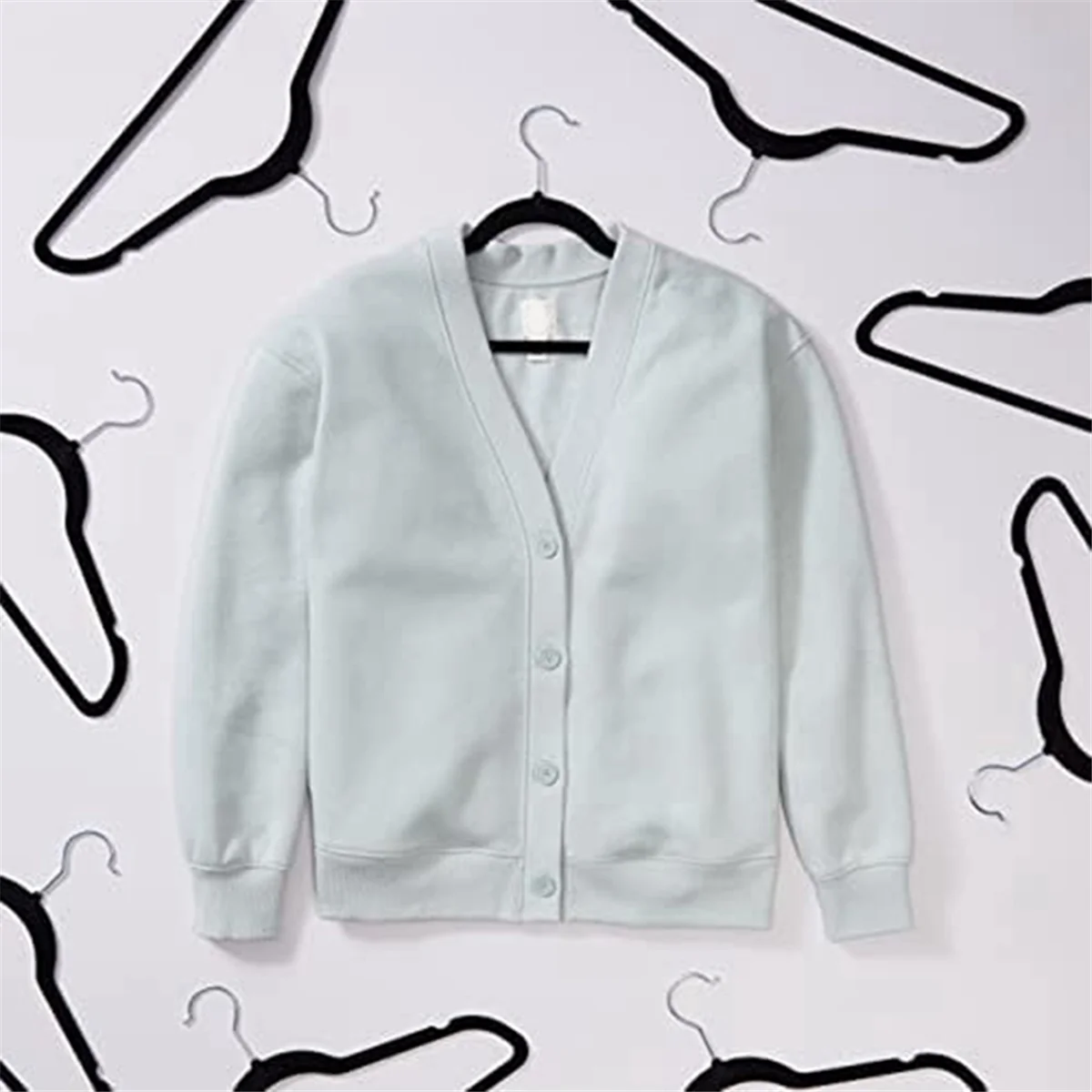 Slim Velvet, Non-Slip Suit Clothes Hangers Coat Hanger, Beige Silver Hook 6