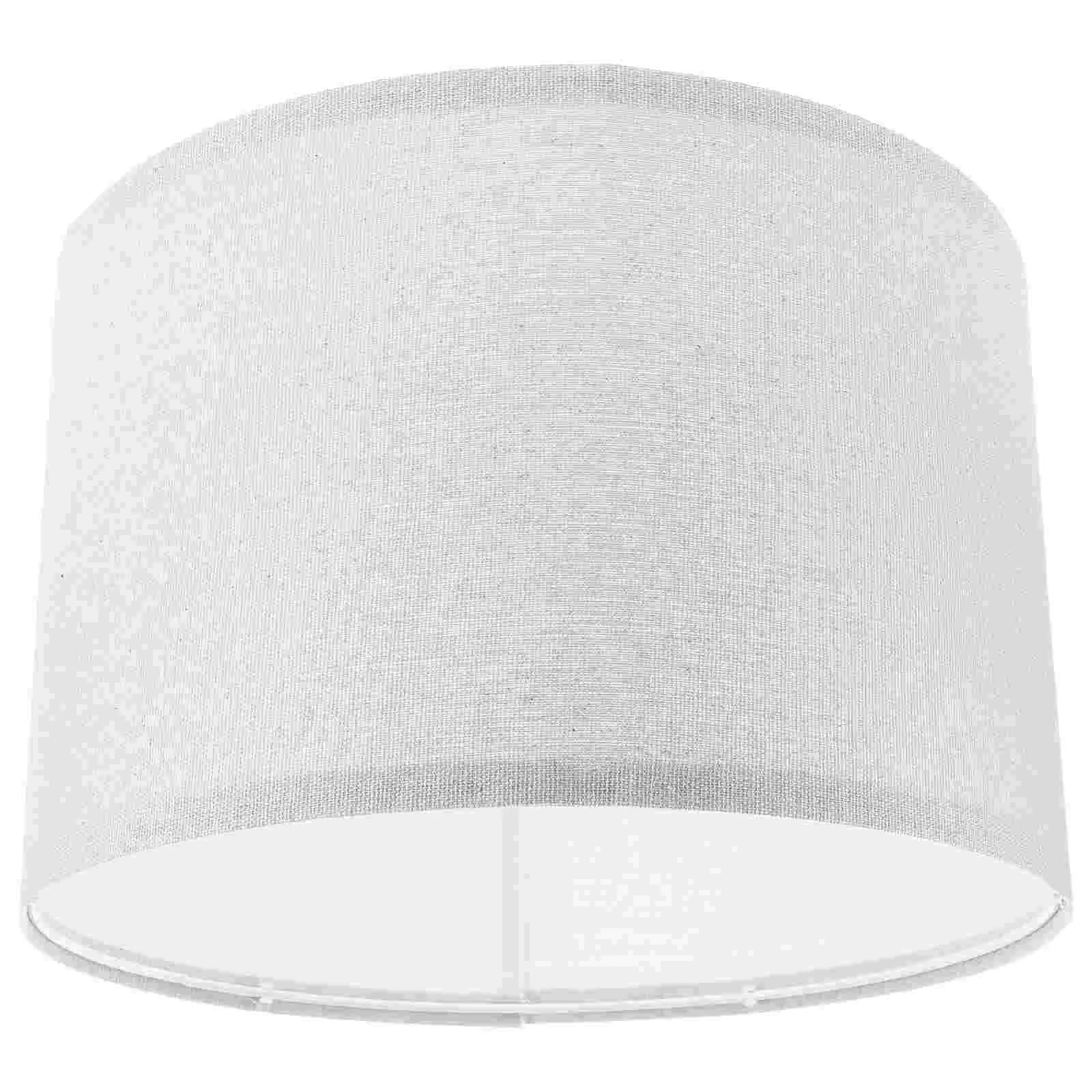 

Cloth Drum Lamp Shade Replacement Decorative Lamp Cover Standing Corner Chandelier E27 Clip On Bulb Pendant Light Guard Lamp