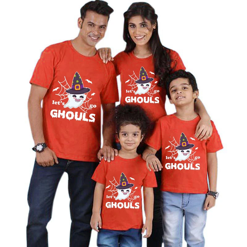 

Футболки с надписью «Let's Go Ghouls»