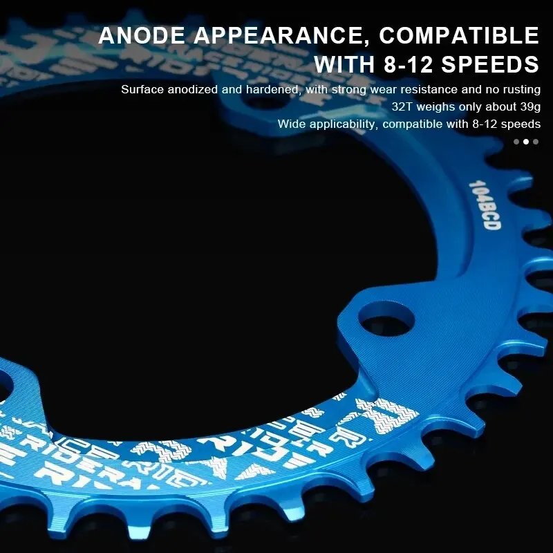 RIDERACE  ũũ ü , 104BCD  ,  ̵ 32T, 34T, 36T, 38T,   ũũ, ü ̱ ÷Ʈ