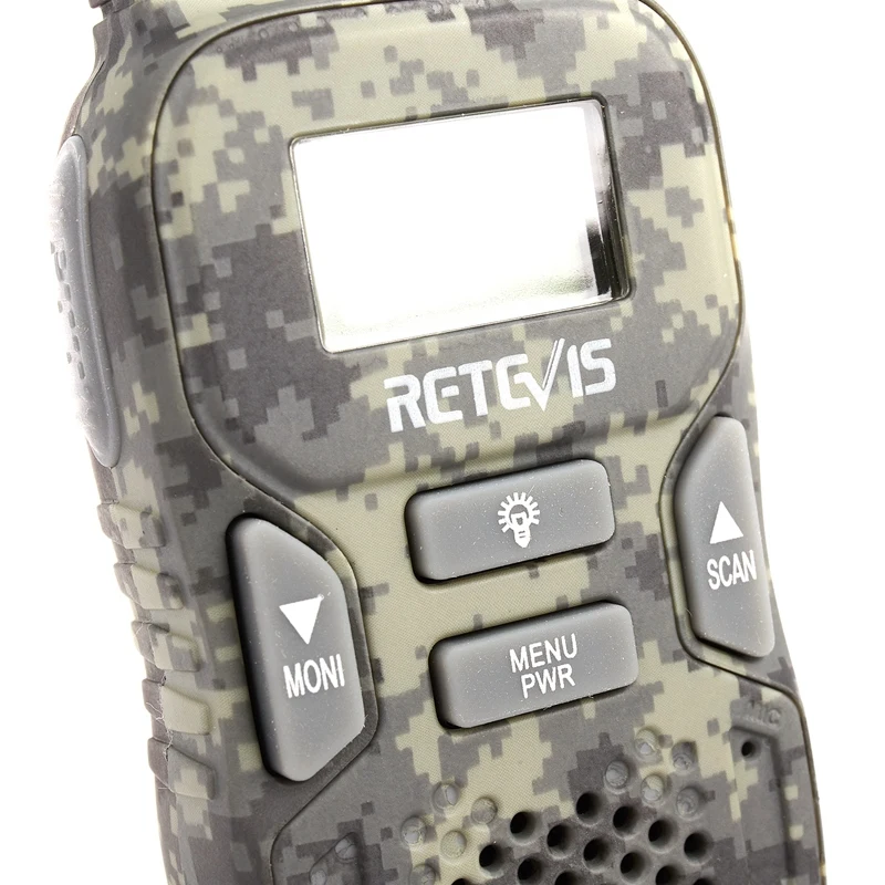 Camouflage Retevis RT33 Kids Walkie Talkies UHF 22CH GMRS/FRS VOX CTCSS/DCS gift 