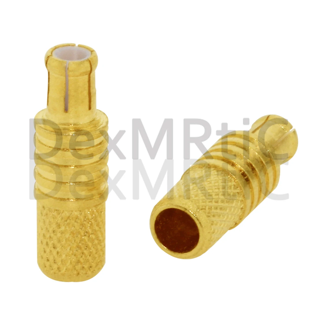 1pc MCX Stecker RF Coax Crimp Stecker Für RG58 RG142 Kabel Gerade Vergoldet Neue Großhandel – Detail 2