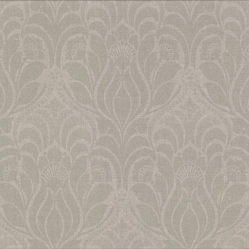 

Textures Sandor Grey Damask Wallpaper
