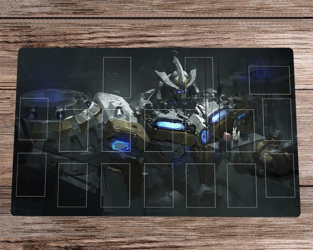 Tappetino Da Gioco Yugioh Arsenale Santo Aa-Zeus-Sky Thunder Gioco Di Carte Collezionabili Tappetino Tcg Ccg Tappetino Da Scrivania Anime E Borsa Grat