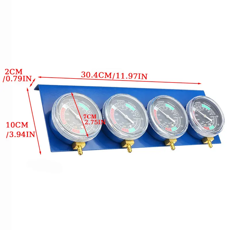 for 2/4 Cylinder Motorcycle Carburetor Carb Synchronizer Kit Ignition Tester Balancer Test Gauges Set Motorbike Diagnostic Tools 3